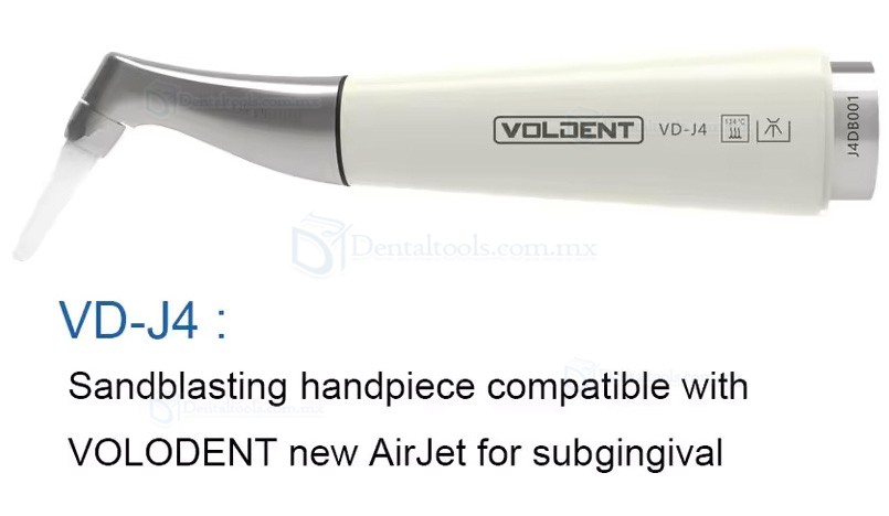VolDent AirJet2S Aeropulidor dental con piezas de mano supragingival y periodontal